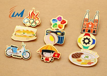Ghim cài balo, huy hiệu cài áo cute