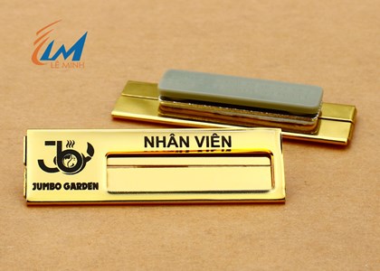Làm bảng tên thay tên đồng cao cấp